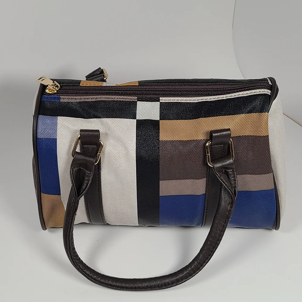 Mei&Ge Women's Multicolor Handbag Set W/Matching Wallet And Key Pouch